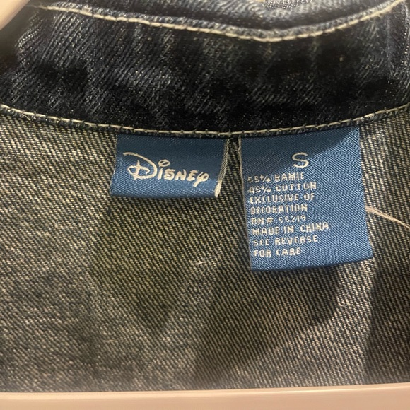 Vintage Disney Embroidered Denim Jacket (Size: SMALL) - Picture 3 of 6